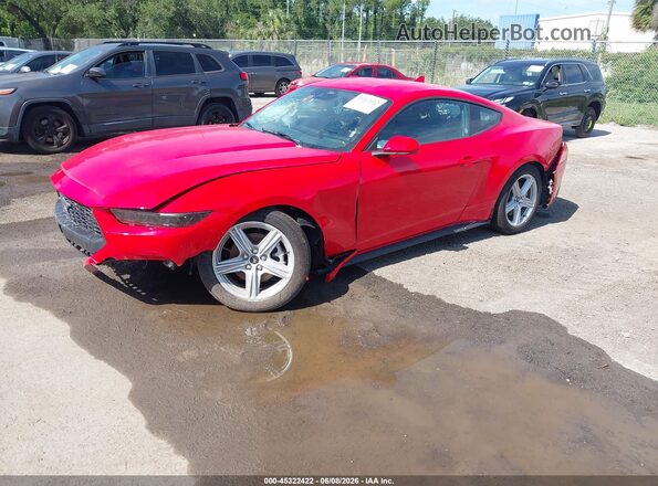 1FA6P8TH1T5109599 2026 FORD MUSTANG Red Передня ліва чверть