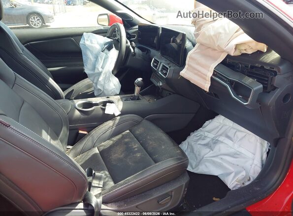 1FA6P8TH1T5109599 2026 FORD MUSTANG Red Вид салону спереду