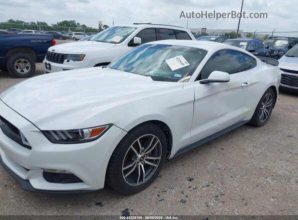 1FA6P8TH2G5266788 2016 FORD MUSTANG White Vista frontal