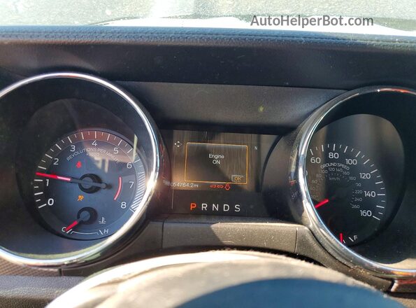 1FA6P8TH2H5215020 2017 FORD MUSTANG Gray Vista del cuadro de instrumentos