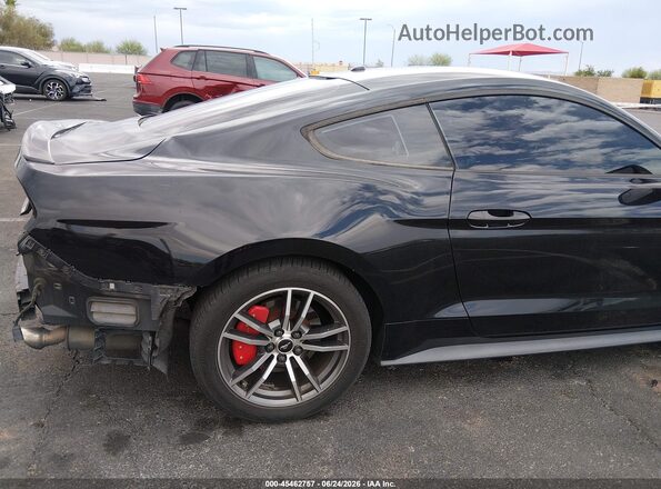 1FA6P8TH2H5237549 2017 FORD MUSTANG Black Вид спереду
