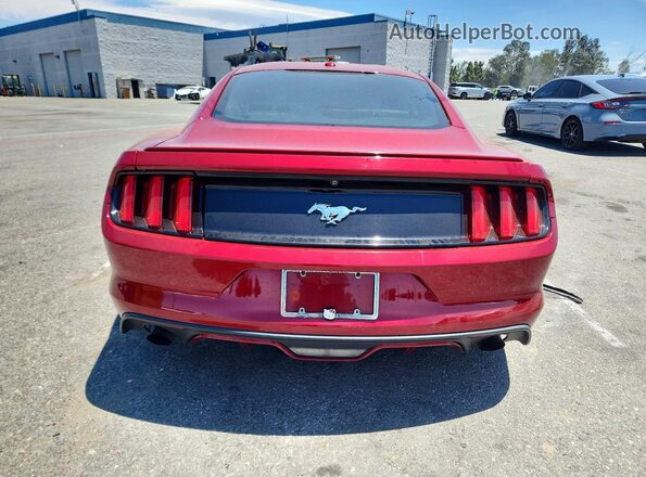 1FA6P8TH2H5271071 2017 FORD MUSTANG Red Rear view