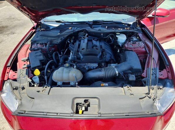 1FA6P8TH2H5271071 2017 FORD MUSTANG Red Rear interior view