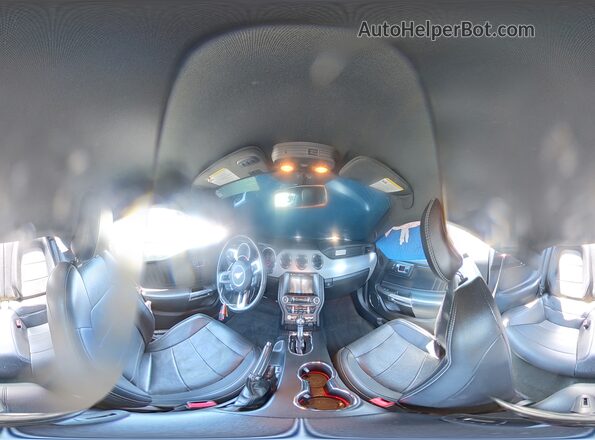 1FA6P8TH2H5271071 2017 FORD MUSTANG Red 360 interior view