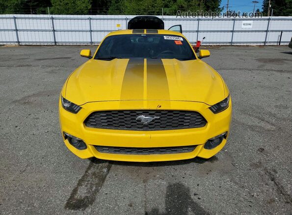 1FA6P8TH2H5296181 2017 FORD MUSTANG Yellow 