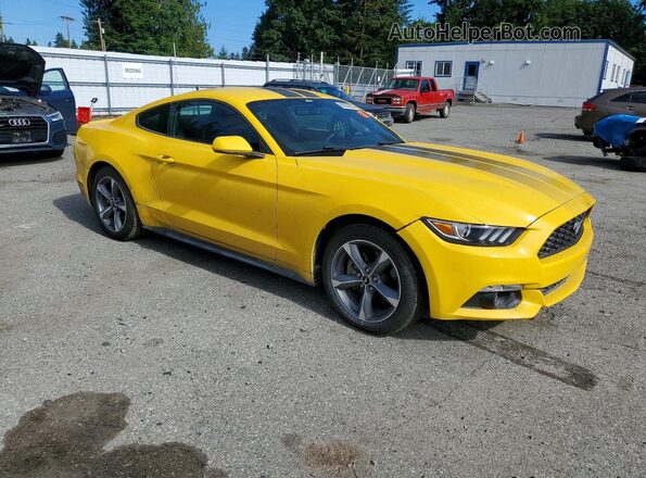 1FA6P8TH2H5296181 2017 FORD MUSTANG Yellow 
