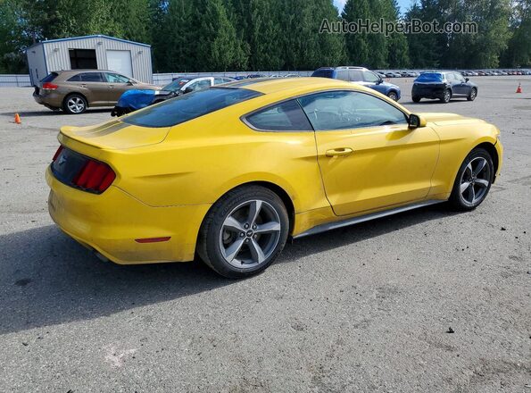 1FA6P8TH2H5296181 2017 FORD MUSTANG Yellow 