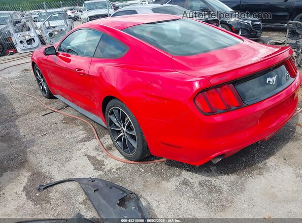 1FA6P8TH2H5316817 2017 FORD MUSTANG Red Rear left