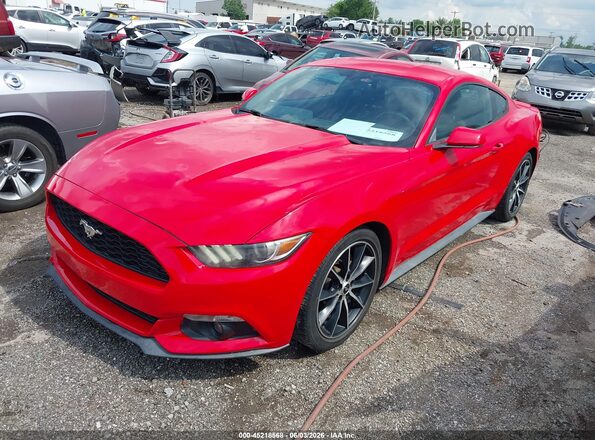1FA6P8TH2H5316817 2017 FORD MUSTANG Red Front left