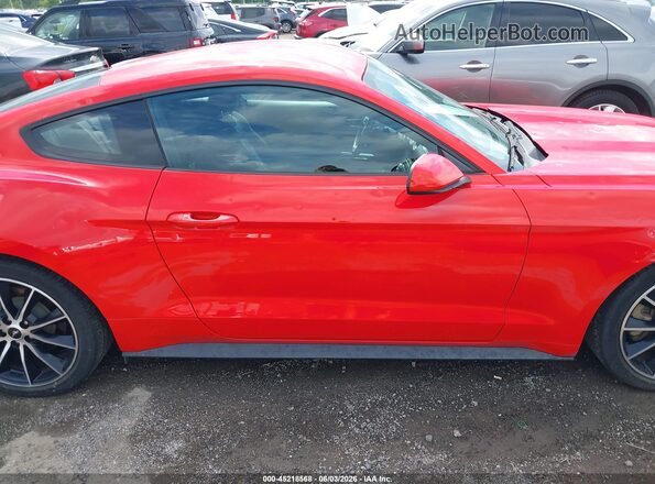 1FA6P8TH2H5316817 2017 FORD MUSTANG Red Rear interior view