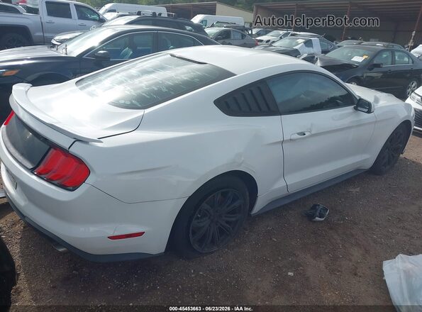 1FA6P8TH2J5106384 2018 FORD MUSTANG White Trasero derecho