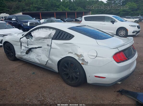 1FA6P8TH2J5106384 2018 FORD MUSTANG White Trasero izquierdo