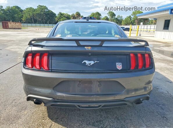 1FA6P8TH2J5153558 2018 FORD MUSTANG Gray Հետևի տեսք