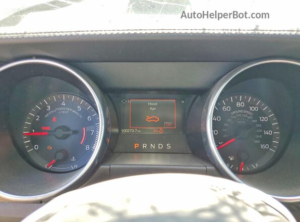 1FA6P8TH2J5180856 2018 FORD MUSTANG Black Instrument cluster view