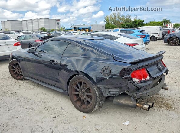 1FA6P8TH2K5191308 2019 FORD MUSTANG Black Задня ліва чверть