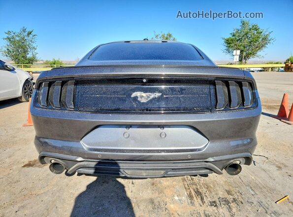 1FA6P8TH2L5124628 2020 FORD MUSTANG Gray Вид ззаду