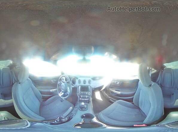 1FA6P8TH2L5124628 2020 FORD MUSTANG Gray Панорамний вид салону 360°