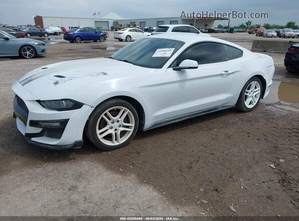1FA6P8TH2L5154633 2020 FORD MUSTANG White Przód lewy