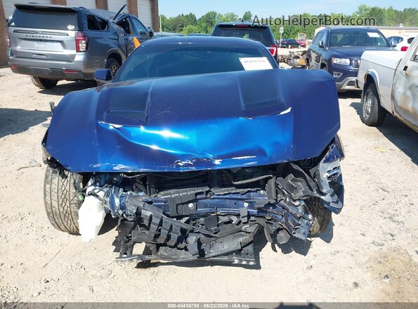 1FA6P8TH2L5170945 2020 FORD MUSTANG Dark Blue Front view