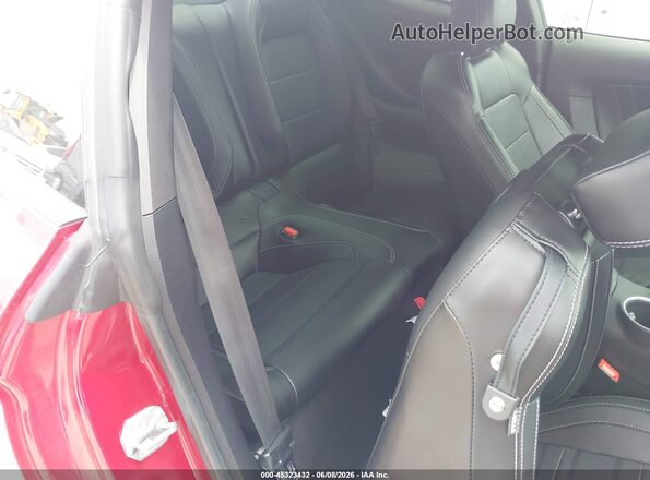 1FA6P8TH2N5136846 2022 FORD MUSTANG Red VIN კოდის სტიკერის ხედი