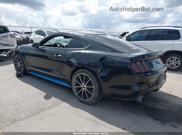 1FA6P8TH3G5253158 2016 FORD MUSTANG Черный Задняя левая четверть