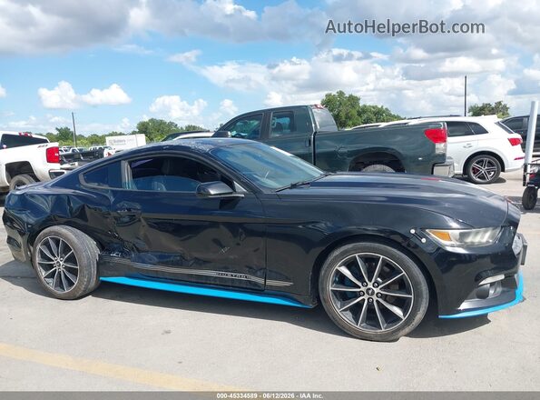 1FA6P8TH3G5253158 2016 FORD MUSTANG Черный Вид задней части салона