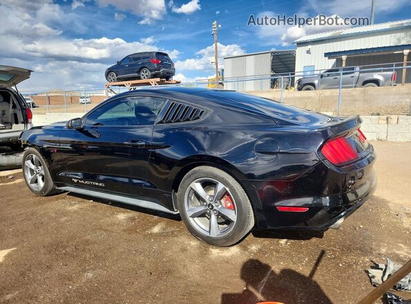 1FA6P8TH3G5256254 2016 FORD MUSTANG Black Задня ліва чверть