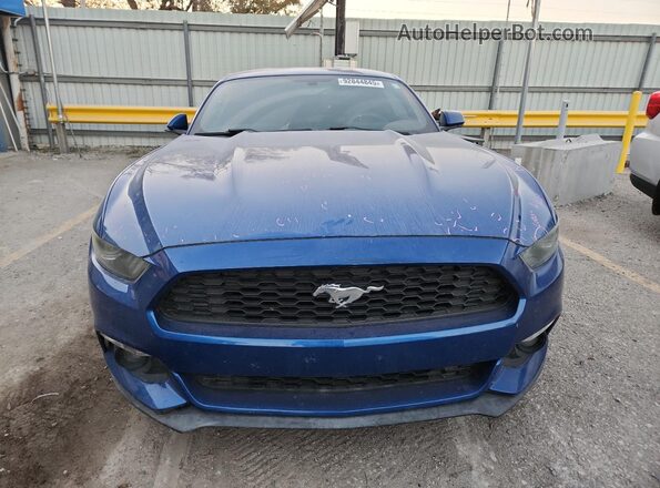 1FA6P8TH3H5221327 2017 FORD MUSTANG Blue Вид спереду