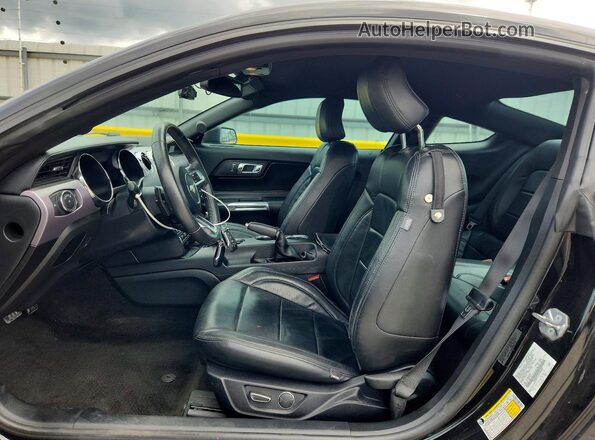 1FA6P8TH3H5306409 2017 FORD MUSTANG Black Vista interior delantera