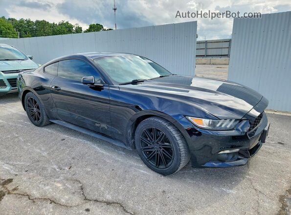 1FA6P8TH3H5306409 2017 FORD MUSTANG Black Delantero derecho