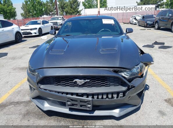 1FA6P8TH3J5114526 2018 FORD MUSTANG Gray Սարքավորումների վահանակի տեսք