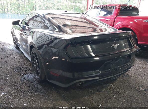 1FA6P8TH3J5127437 2018 FORD MUSTANG Черный Задняя левая четверть