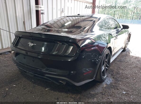 1FA6P8TH3J5127437 2018 FORD MUSTANG Черный Задняя правая четверть