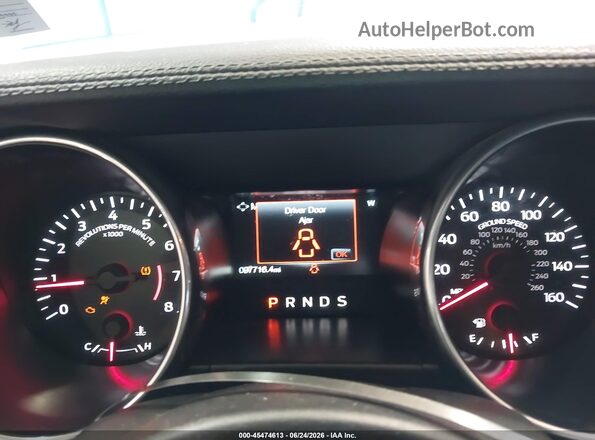 1FA6P8TH3J5127437 2018 FORD MUSTANG Черный Вид задних сидений