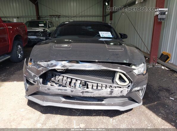 1FA6P8TH3J5127437 2018 FORD MUSTANG Черный Вид щитка приборов