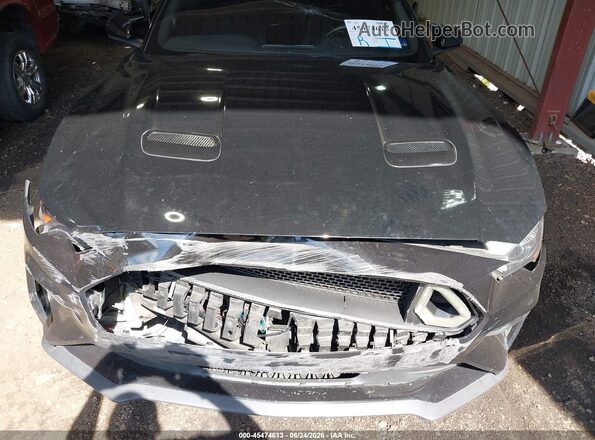 1FA6P8TH3J5127437 2018 FORD MUSTANG Черный Вид сзади