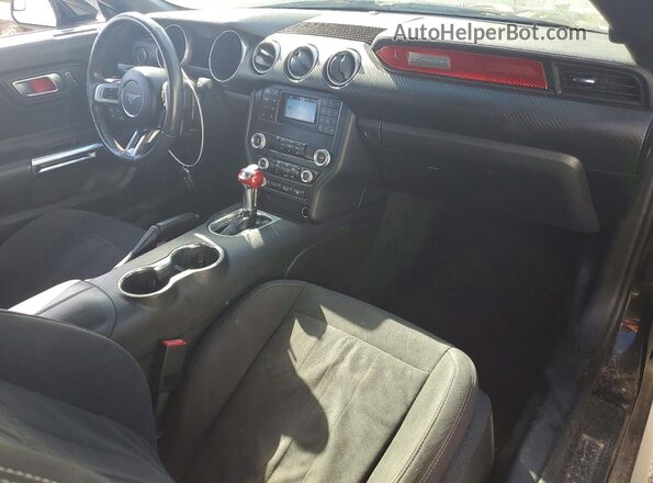 1FA6P8TH3K5122319 2019 FORD MUSTANG Black Widok deski rozdzielczej