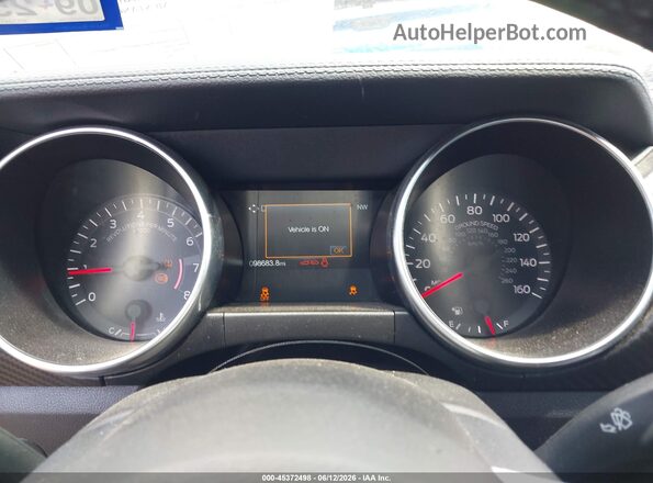 1FA6P8TH3K5134177 2019 FORD MUSTANG Gray უკანა სავარძლების ხედი