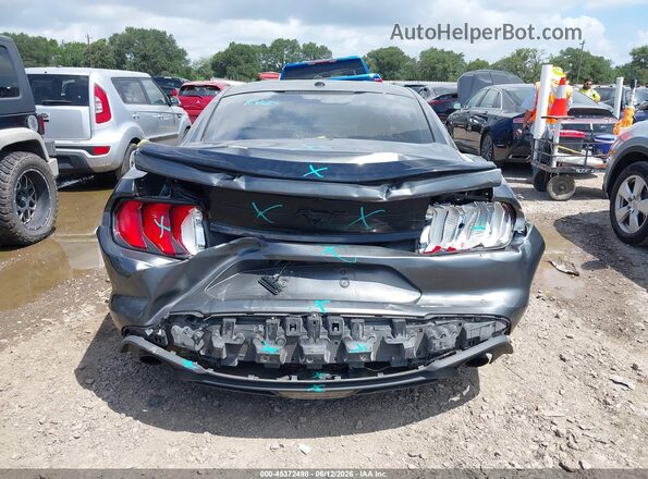 1FA6P8TH3K5134177 2019 FORD MUSTANG Gray წინა ხედი