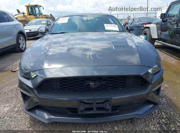 1FA6P8TH3K5134177 2019 FORD MUSTANG Gray ხელსაწყოთა პანელის ხედი