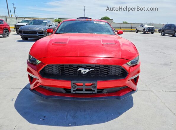 1FA6P8TH3K5202011 2019 FORD MUSTANG Red Front view