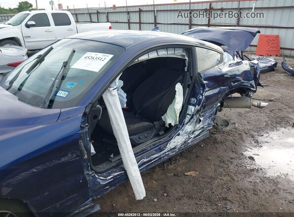 1FA6P8TH3L5158447 2020 FORD MUSTANG Blue Դիմացի տեսք