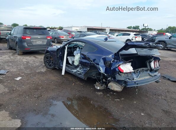 1FA6P8TH3L5158447 2020 FORD MUSTANG Blue Հետևի ձախ