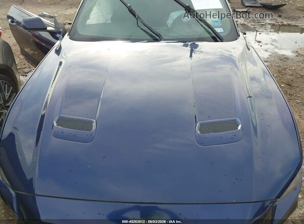 1FA6P8TH3L5158447 2020 FORD MUSTANG Blue Հետևի տեսք