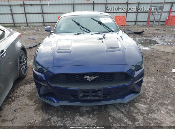 1FA6P8TH3L5158447 2020 FORD MUSTANG Blue Սարքավորումների վահանակի տեսք