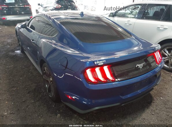 1FA6P8TH3N5147919 2022 FORD MUSTANG Blue Tył lewy