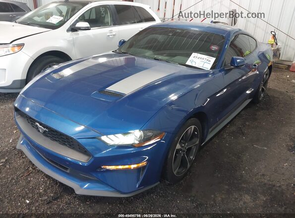 1FA6P8TH3N5147919 2022 FORD MUSTANG Blue Przód lewy