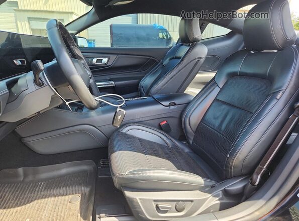 1FA6P8TH3R5108950 2024 FORD MUSTANG Black Front interior view