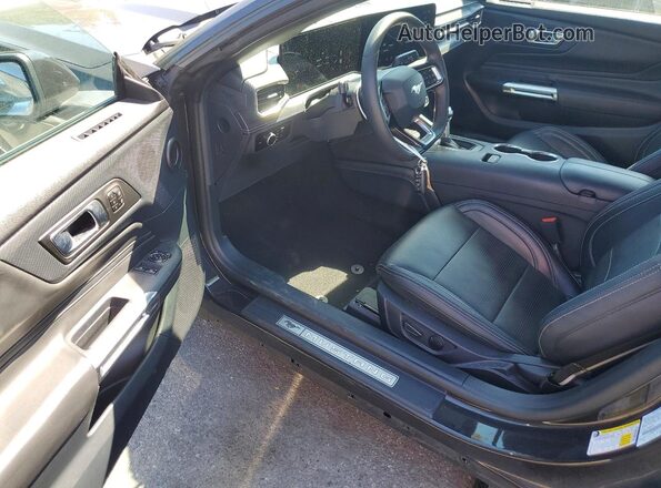 1FA6P8TH3R5109841 2024 FORD MUSTANG Black Dashboard view