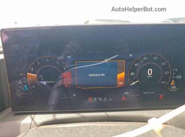 1FA6P8TH3R5113971 2024 FORD MUSTANG Black Instrument cluster view